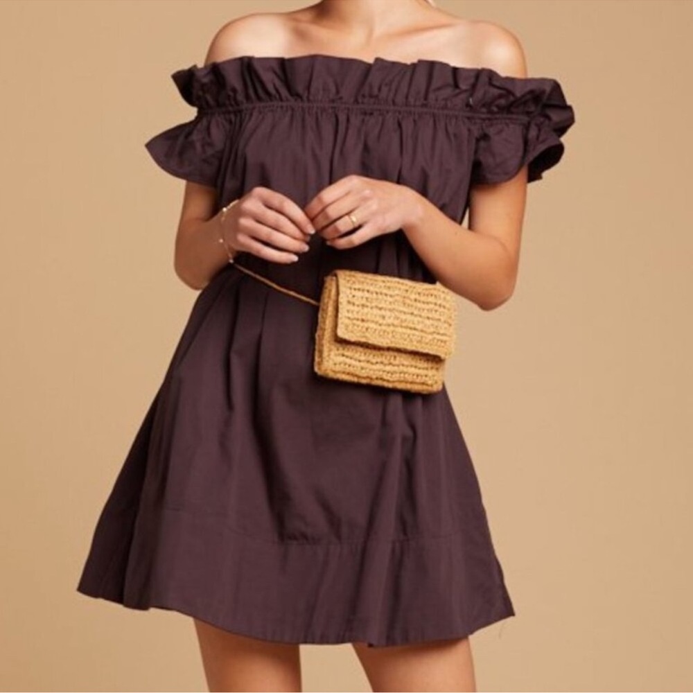 Free People Sophie Twill Night Bloom Mini Dress - Picture 4 of 5